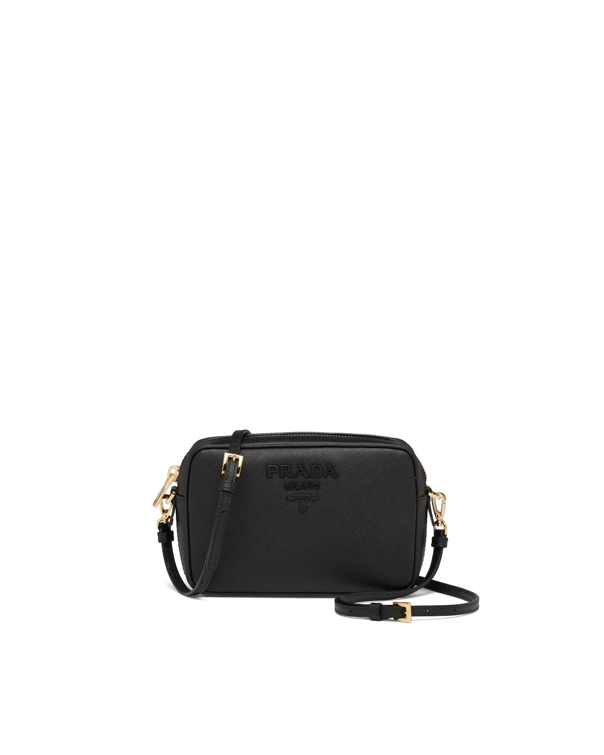 Saffiano leather shoulder bag - 1