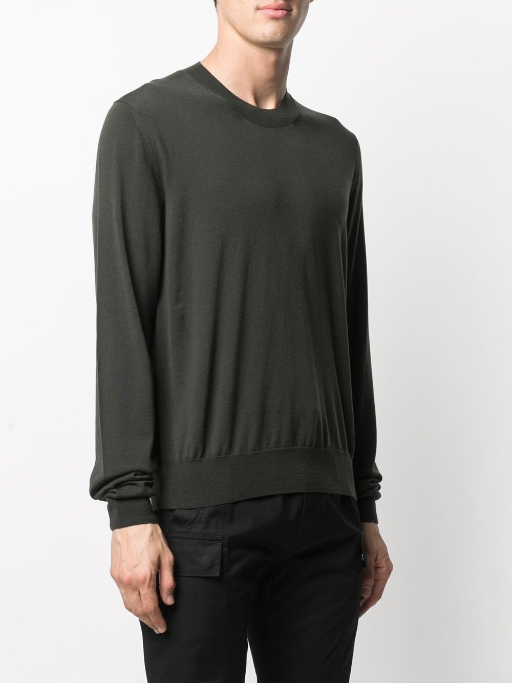 crew neck wool jumper - 3