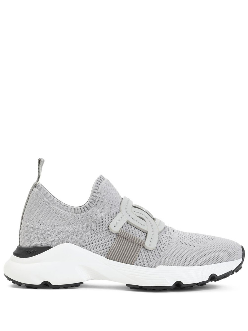 knit slip-on trainers - 1