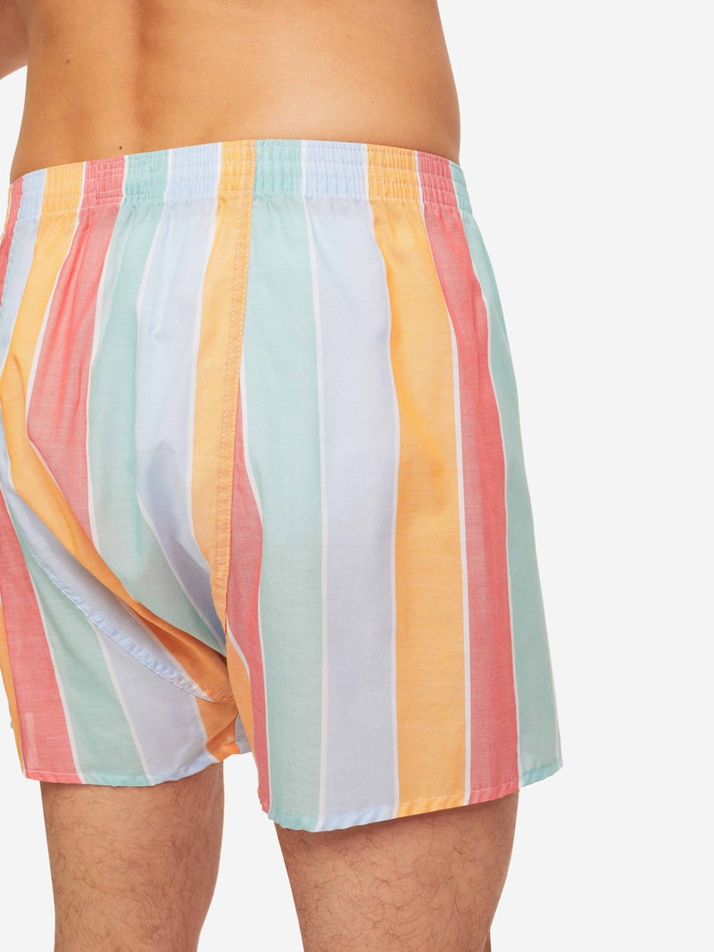 Men's Classic Fit Boxers Amalfi 18 Cotton Batiste Multi - 6