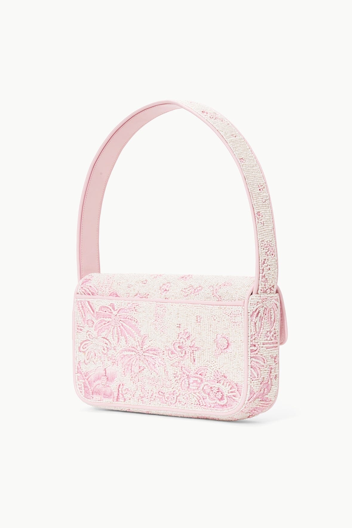 STAUD TOMMY BAG IVORY CHERRY BLOSSOM TOILE - 3