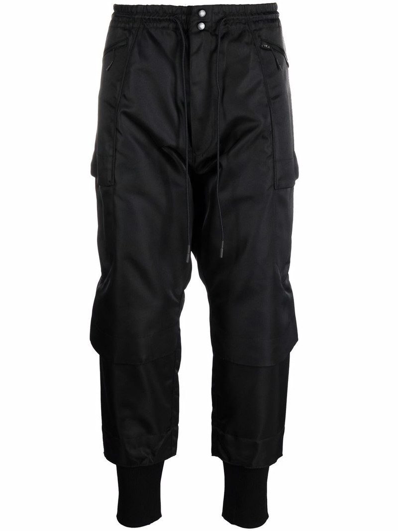 elasticated track pants - 1