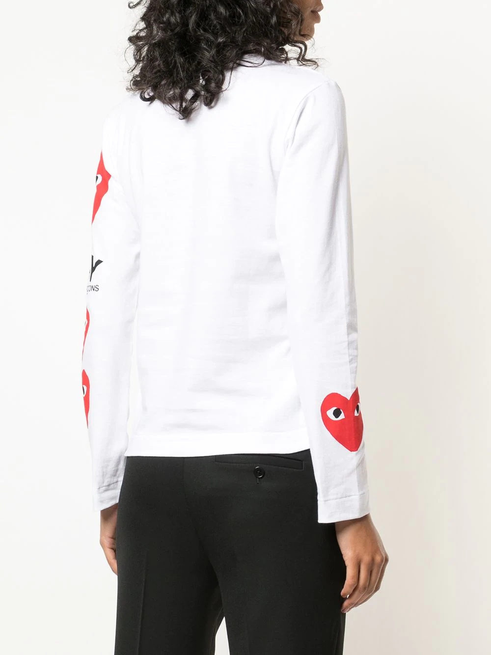logo heart sweatshirt - 4