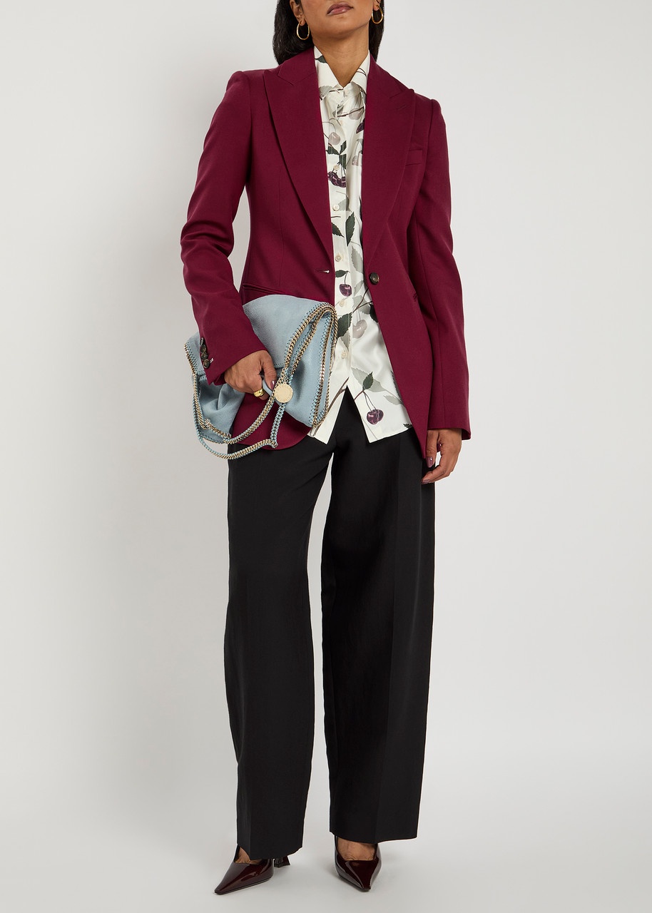 Stella Mccartney Flannel Wool Blazer - 4