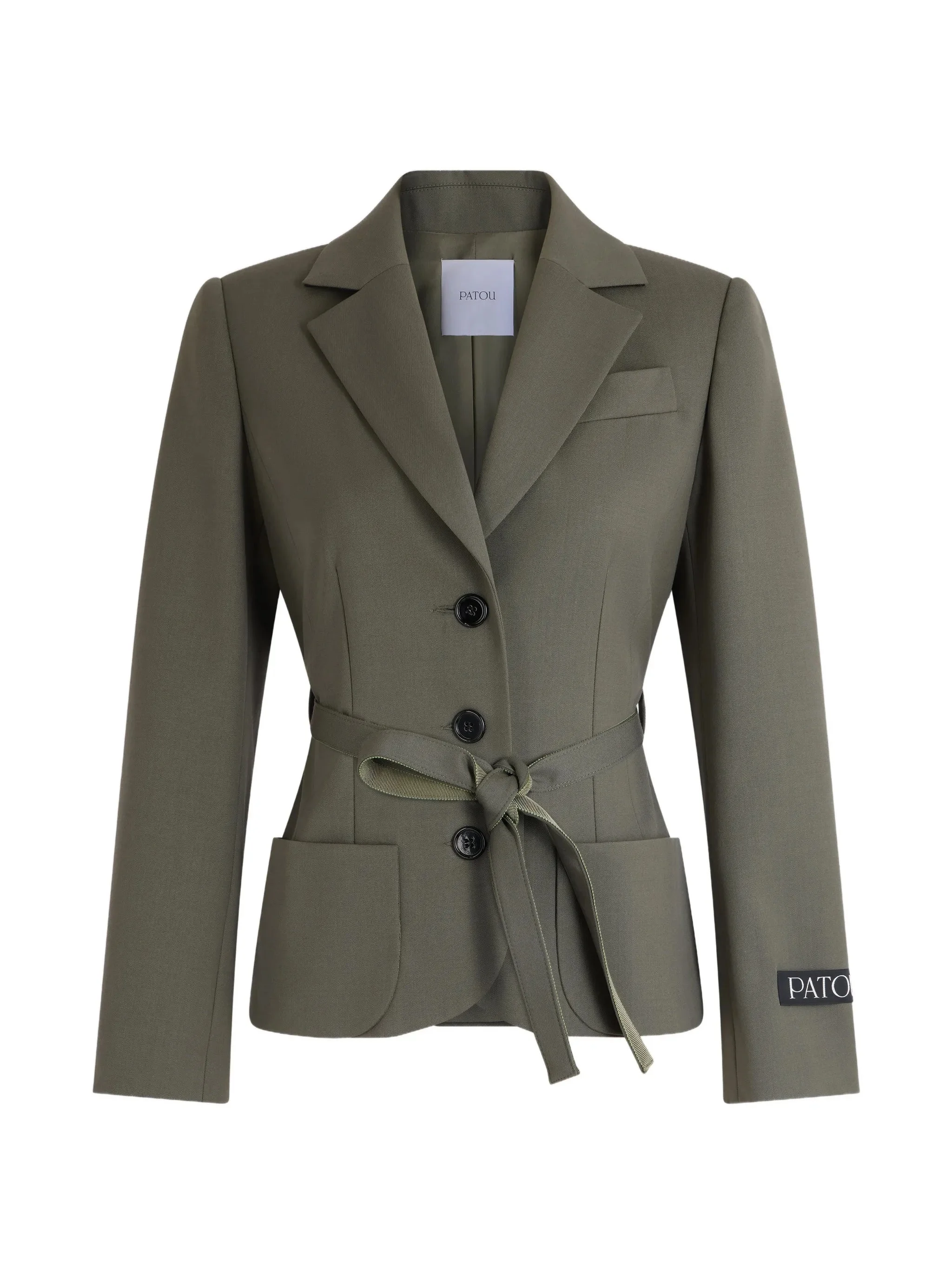 Patou Belted Single-breasted Blazer - 1