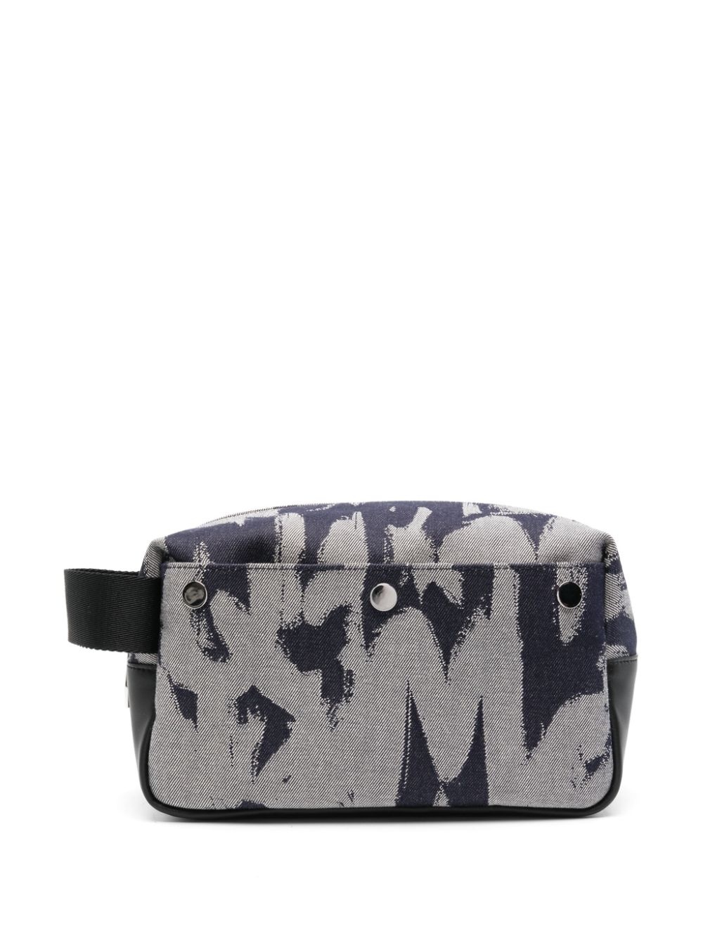 logo-print wash bag - 1
