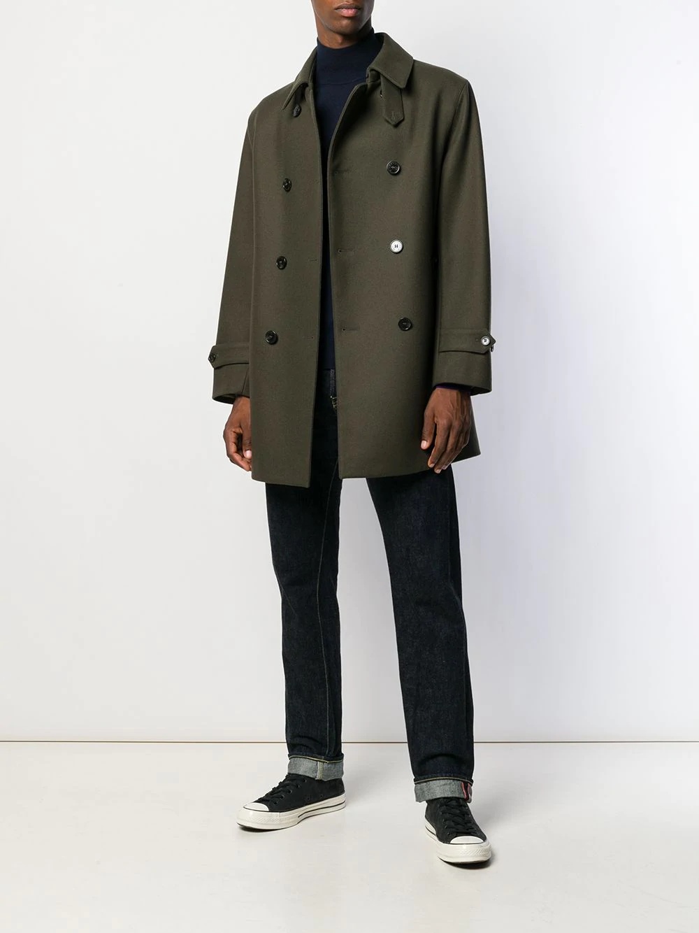 Fetlar wool short trench coat - 2