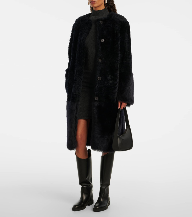 JOSEPH Tina belted shearling coat outlook