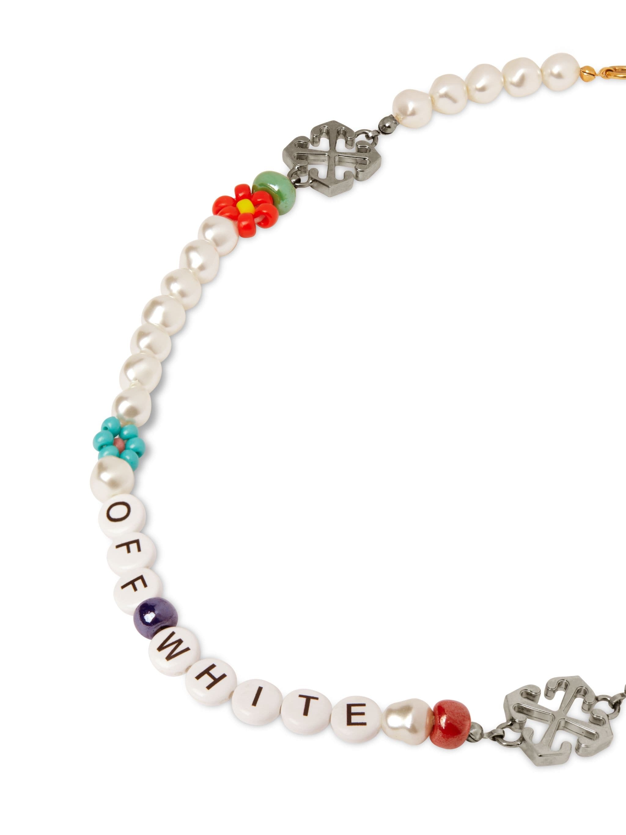 Multicolor Beads And Pearls Necklace - 2