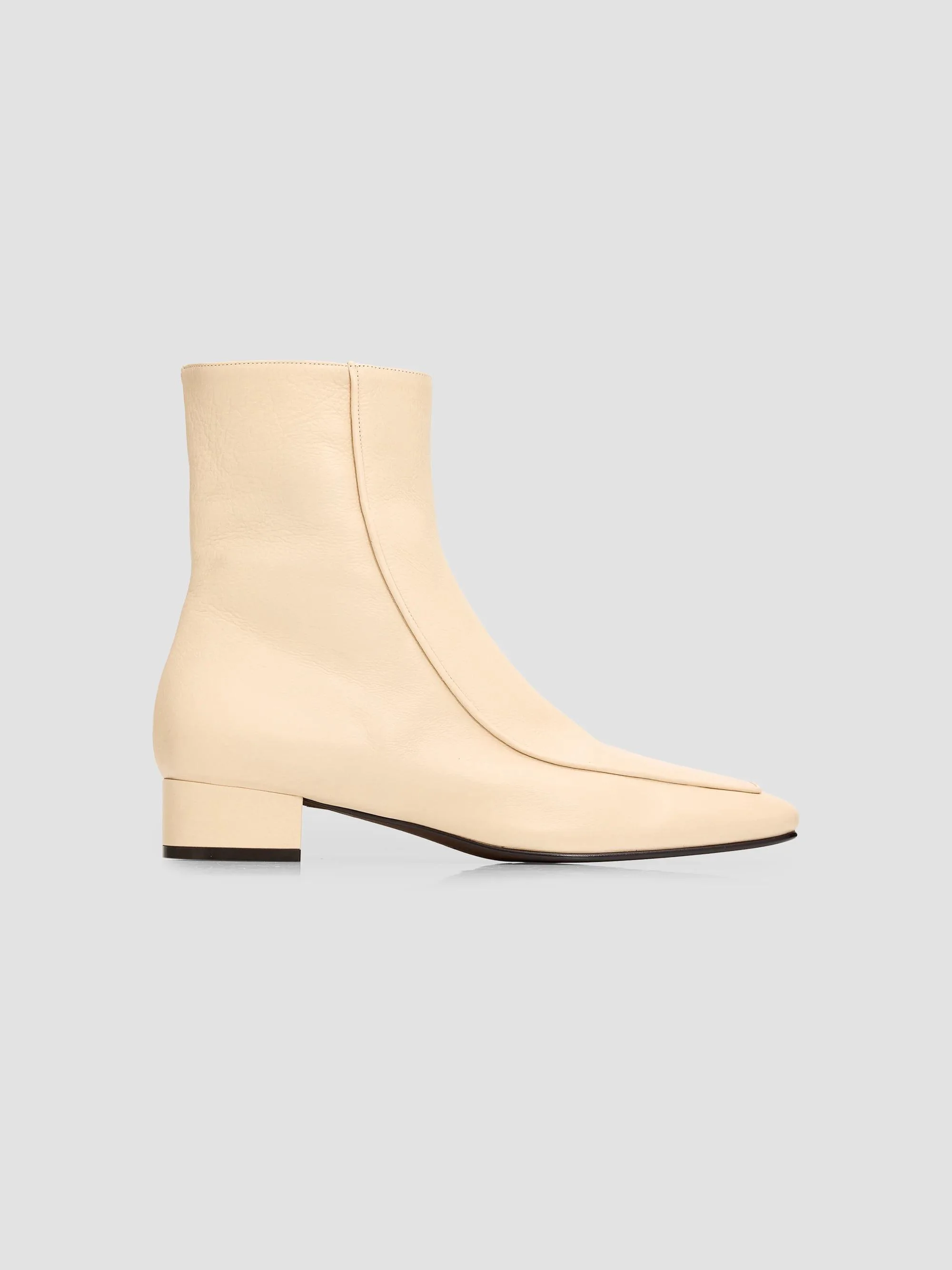 Women's Shadow Ban 30MM Leather Boots - Soft Calf Stone - 1