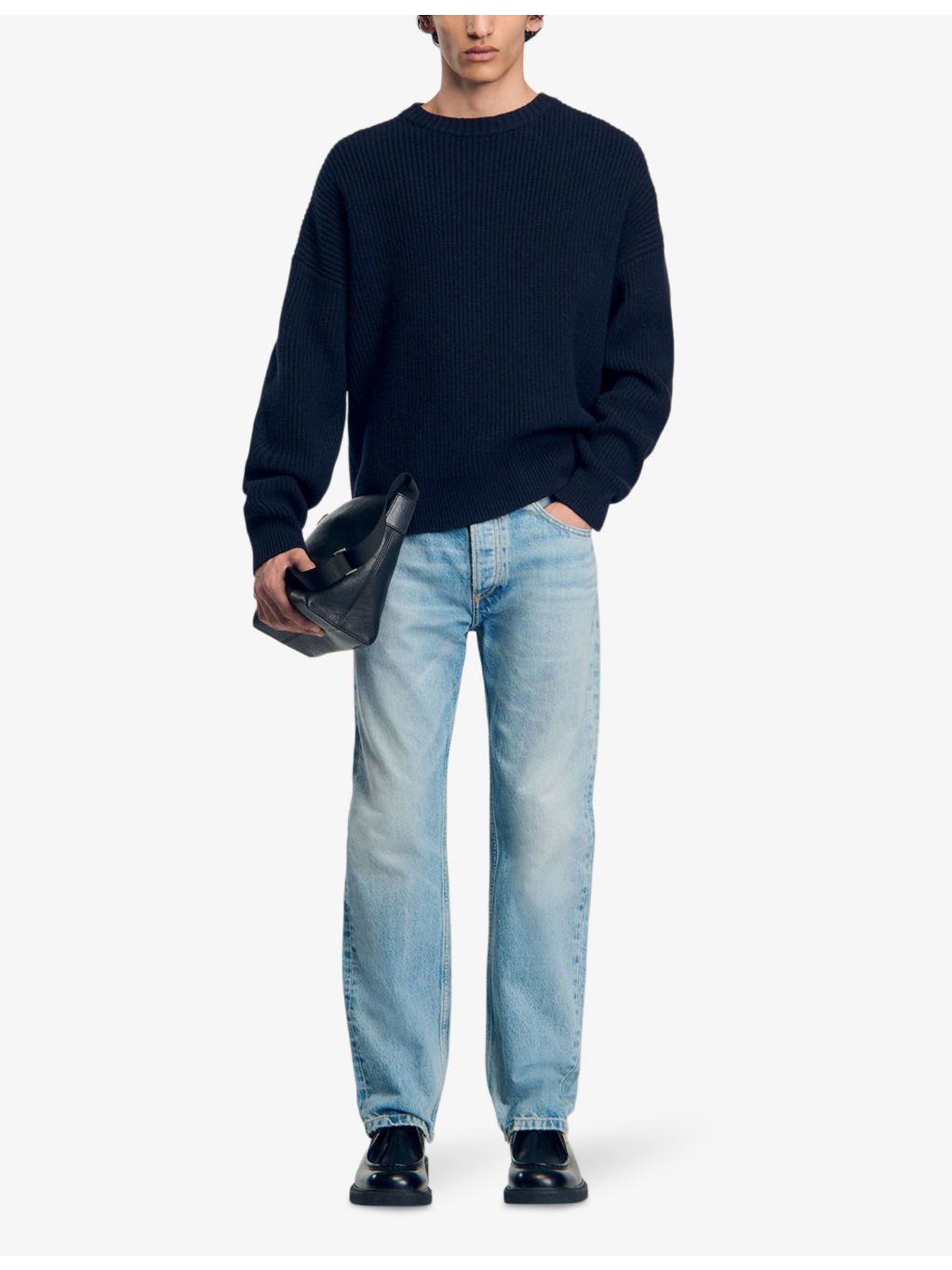 Regular-fit mid-rise denim jeans - 2