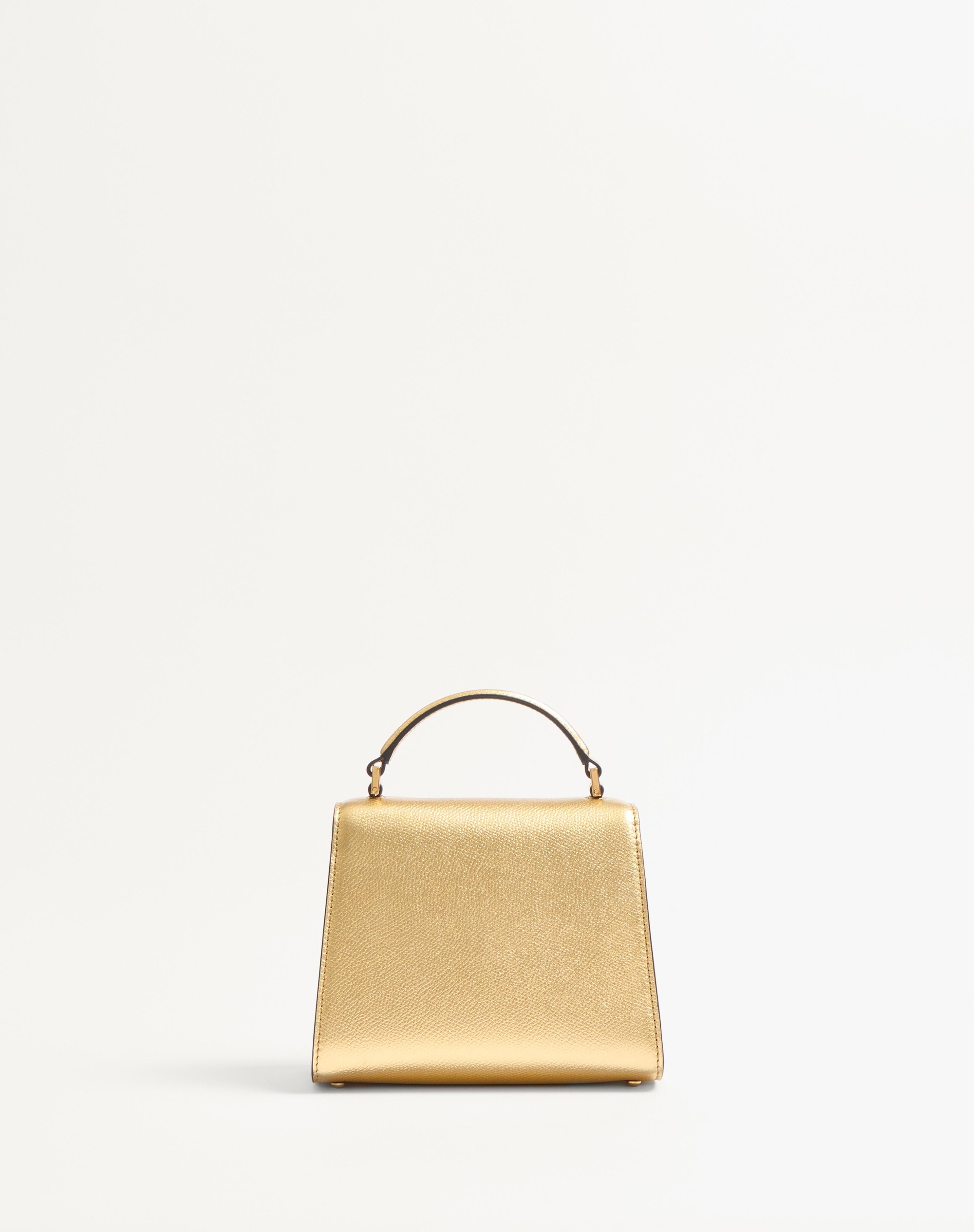 VALENTINO GARAVANI VSLING MINI HANDBAG IN LAMINATED GRAINY CALFSKIN WITH JEWEL LOGO - 5