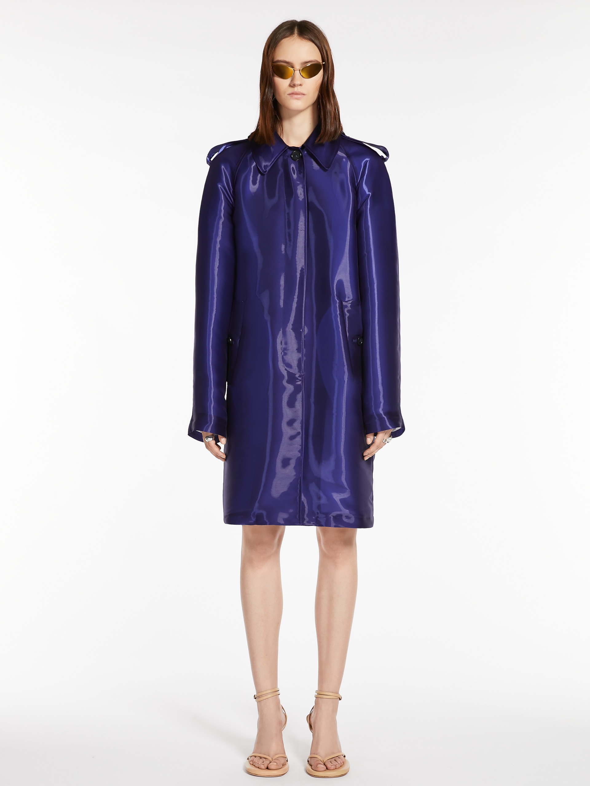 DAFNE Oversized organza overcoat - 2