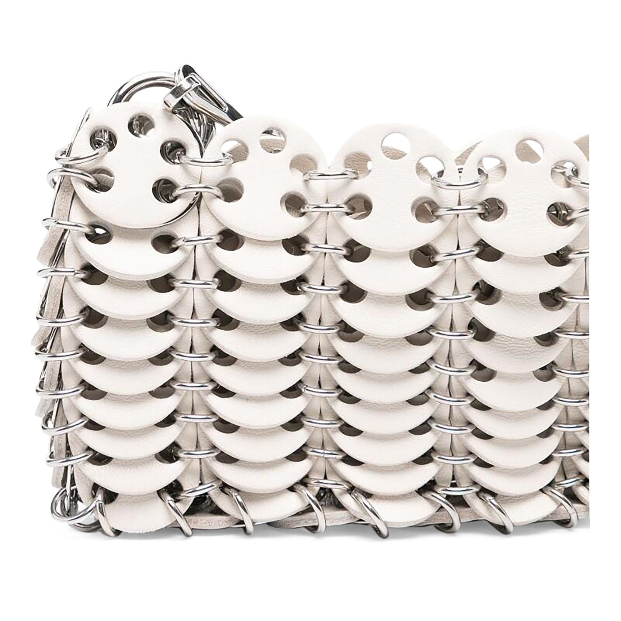 Rabanne Chainmail Bag 'Cream/Silver' - 2
