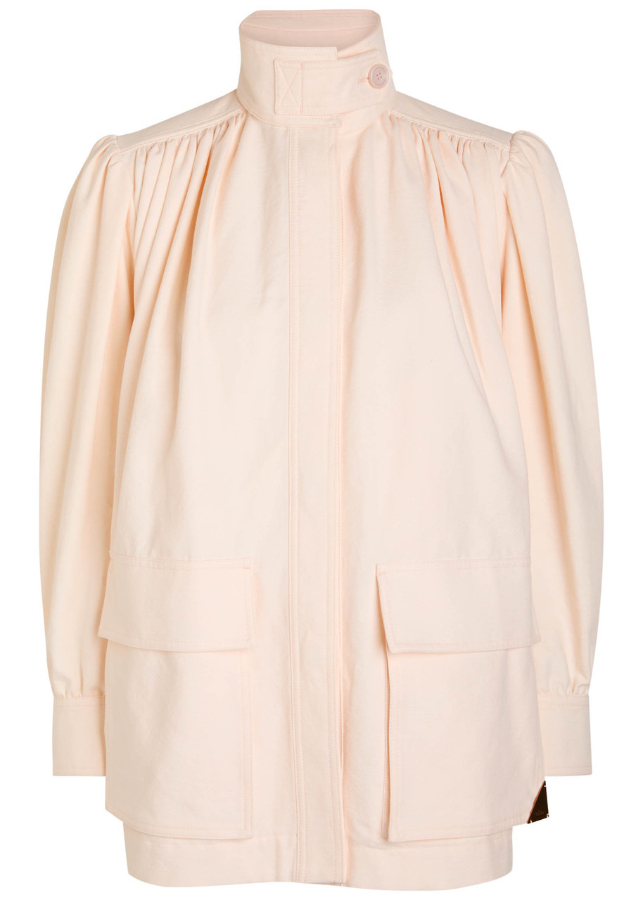 Chloe Pleated Canvas Jacket - 1