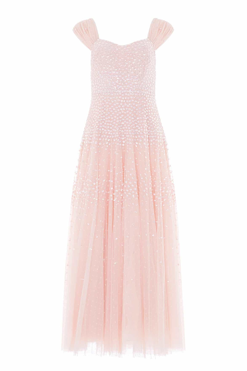 Sunrise Sequin Sweetheart Ankle Gown 1