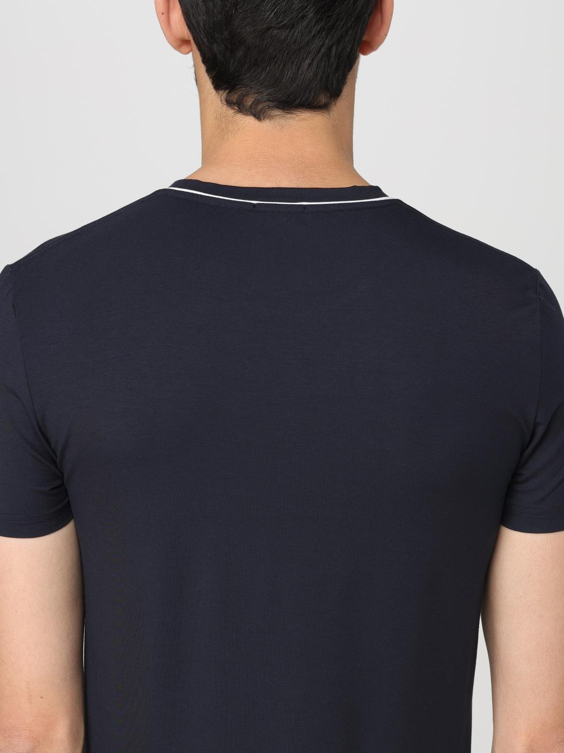 Zegna T-Shirt Men Blue - 4