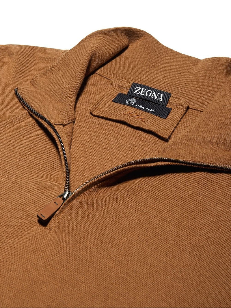 mock-neck half-zip jumper 4