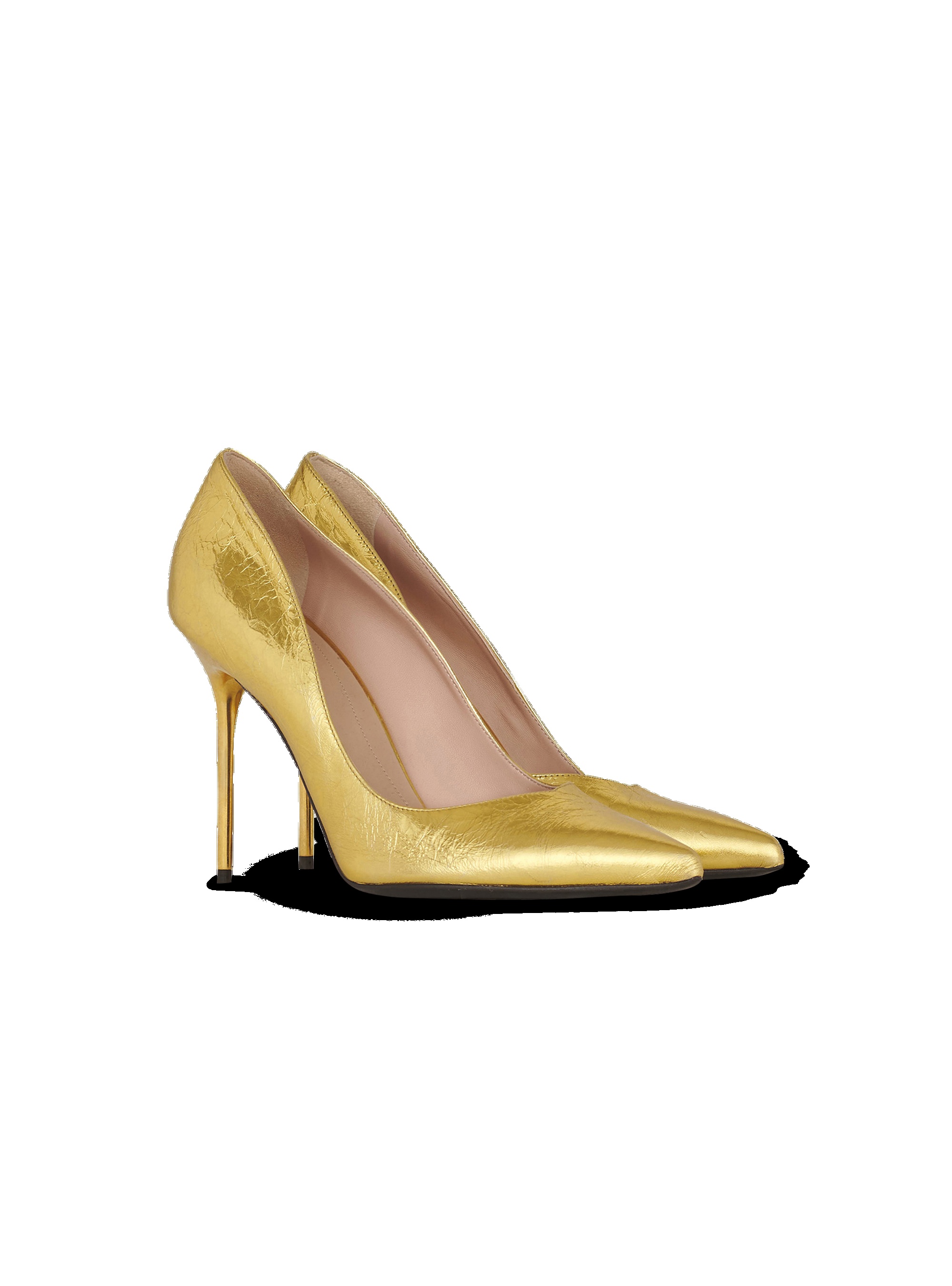 Pumps Ruby craquele metallic leather - 2