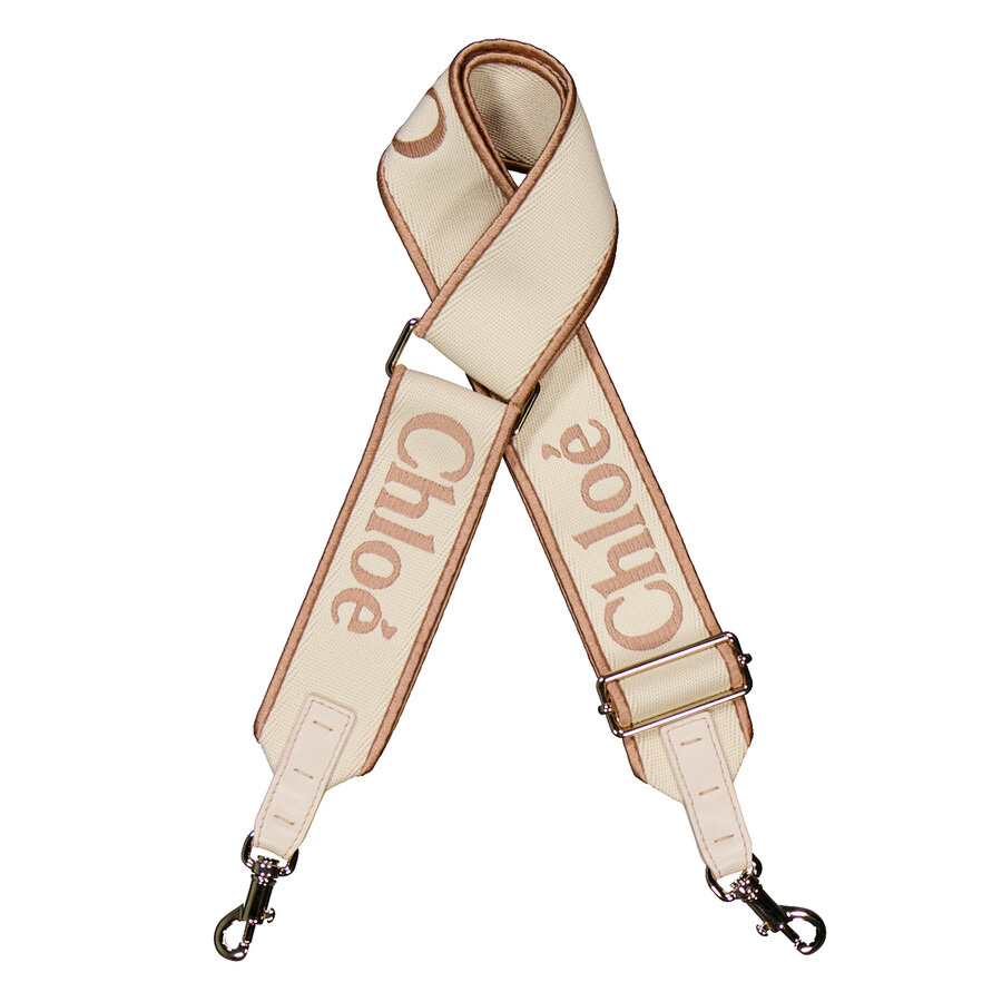 Chloe Logo Canvas Adjustable Bag Strap - 3
