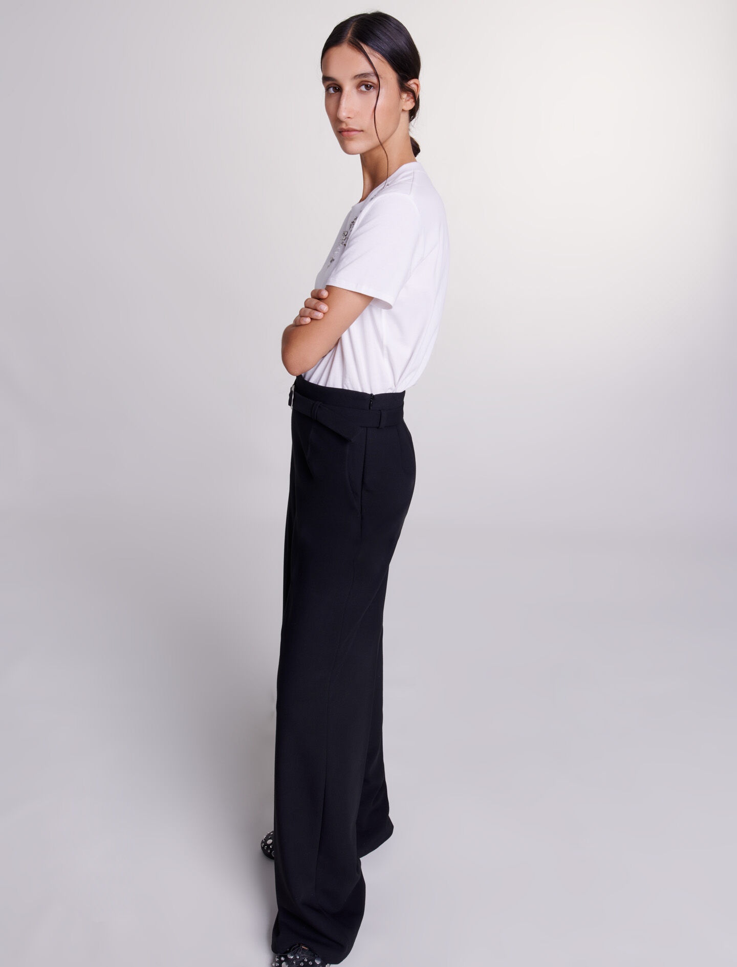Wide belted trousers - 6