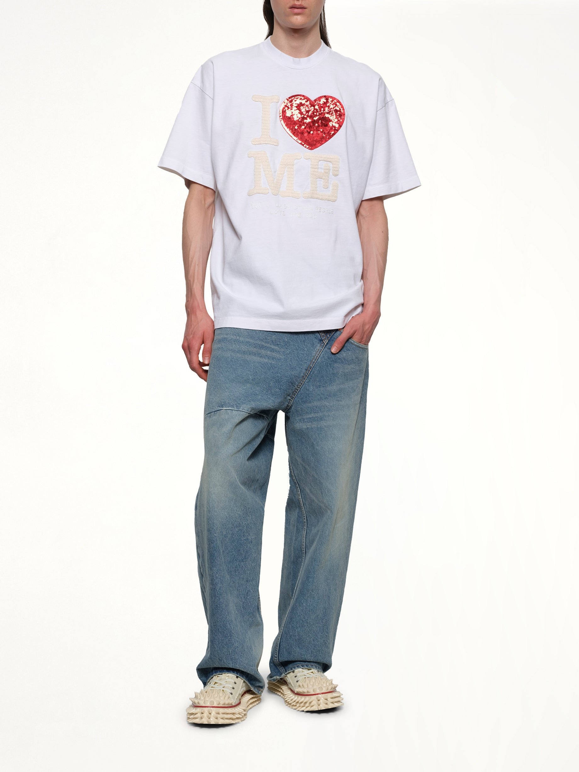 Grip-Love T-Shirt in White - 4