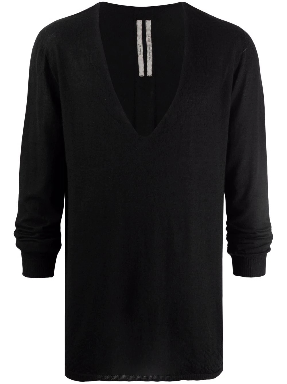 V-neck cashmere jumper - 1