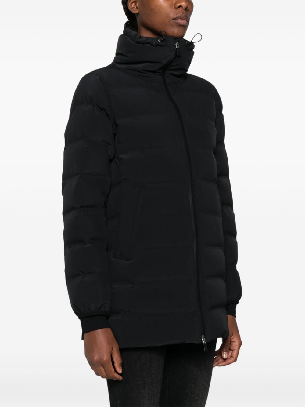 waterproof quilted puffer coat - 3