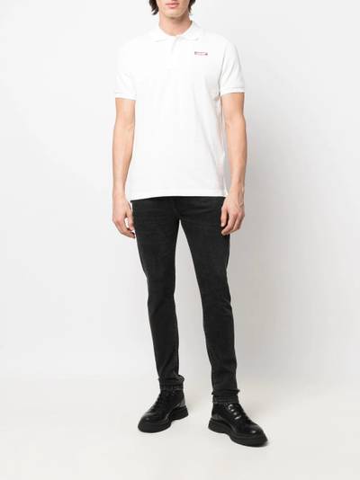 Diesel logo-patch skinny jeans outlook