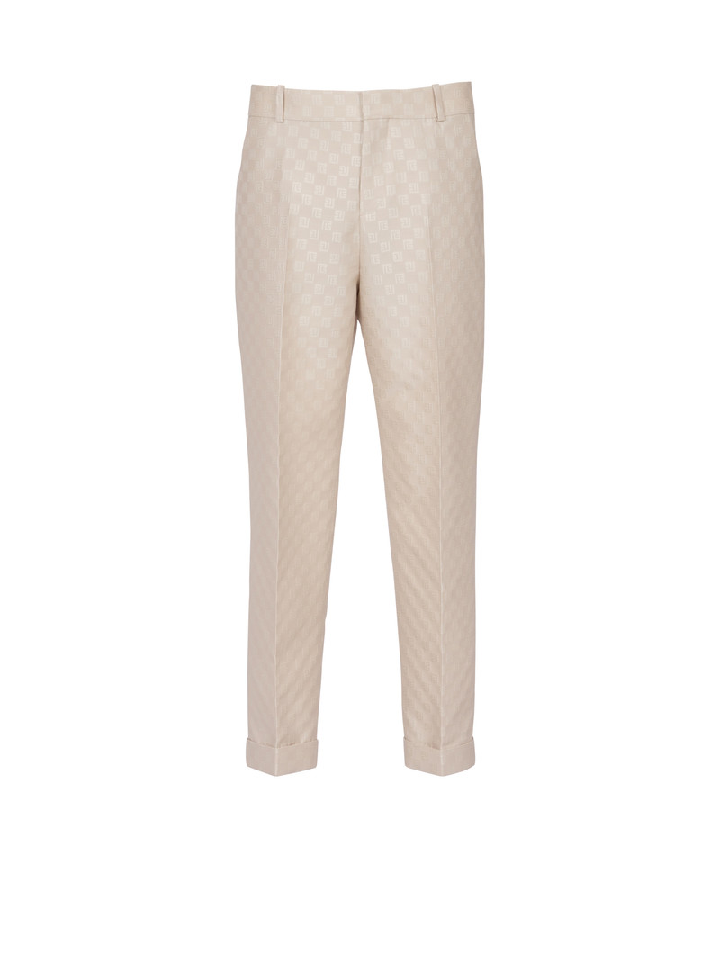 PB Labyrinth jacquard straight-leg trousers 1