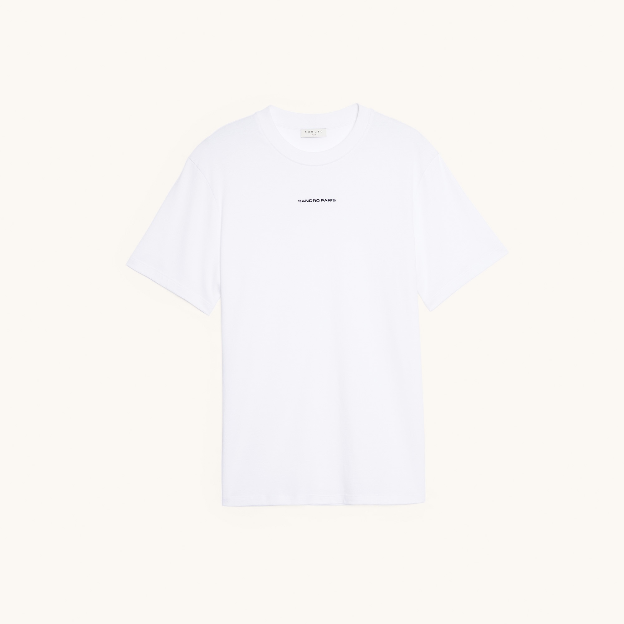 T-shirt with logo embroidery - 1