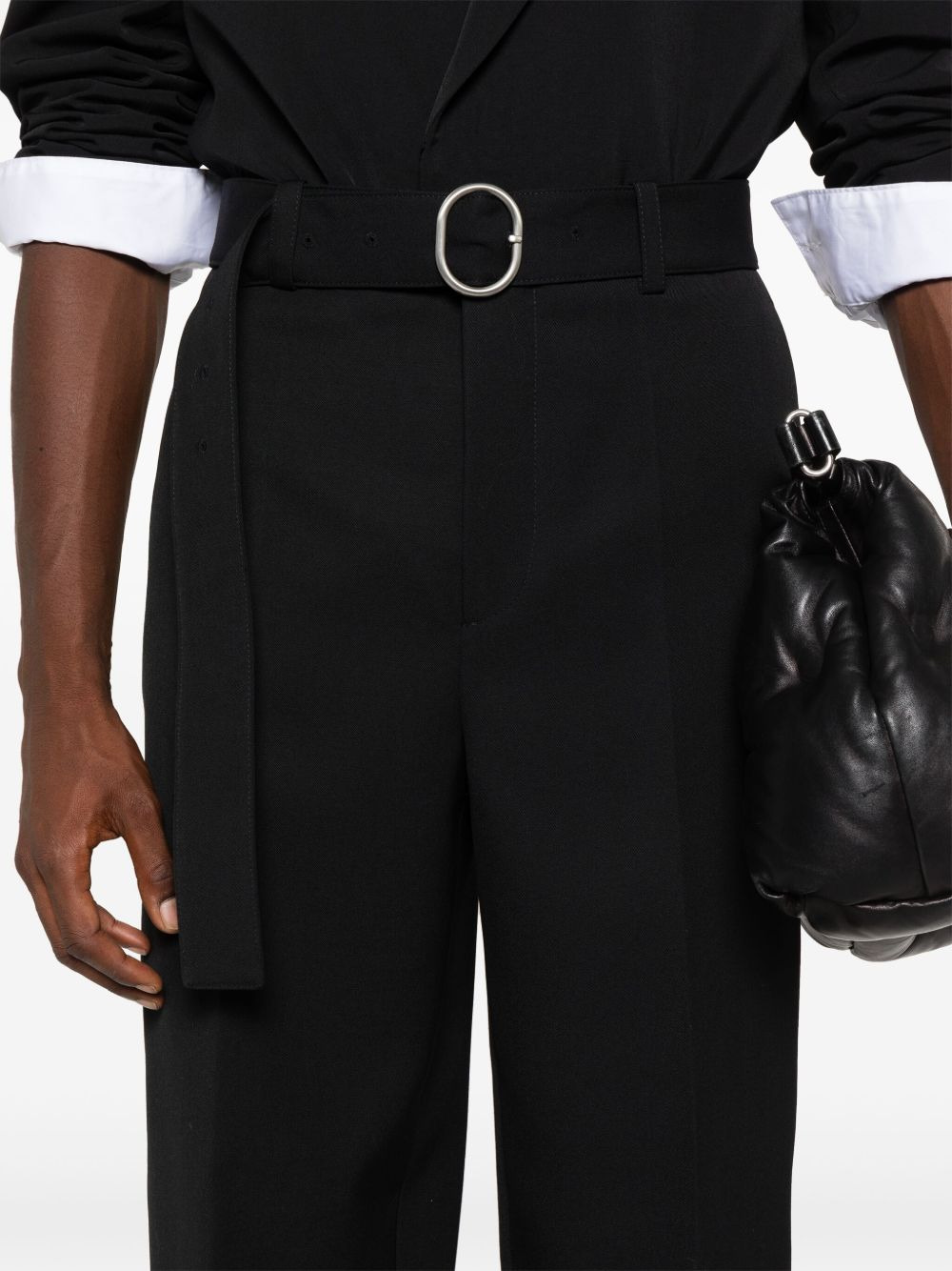 Jil Sander Men Wool Trousers - 5