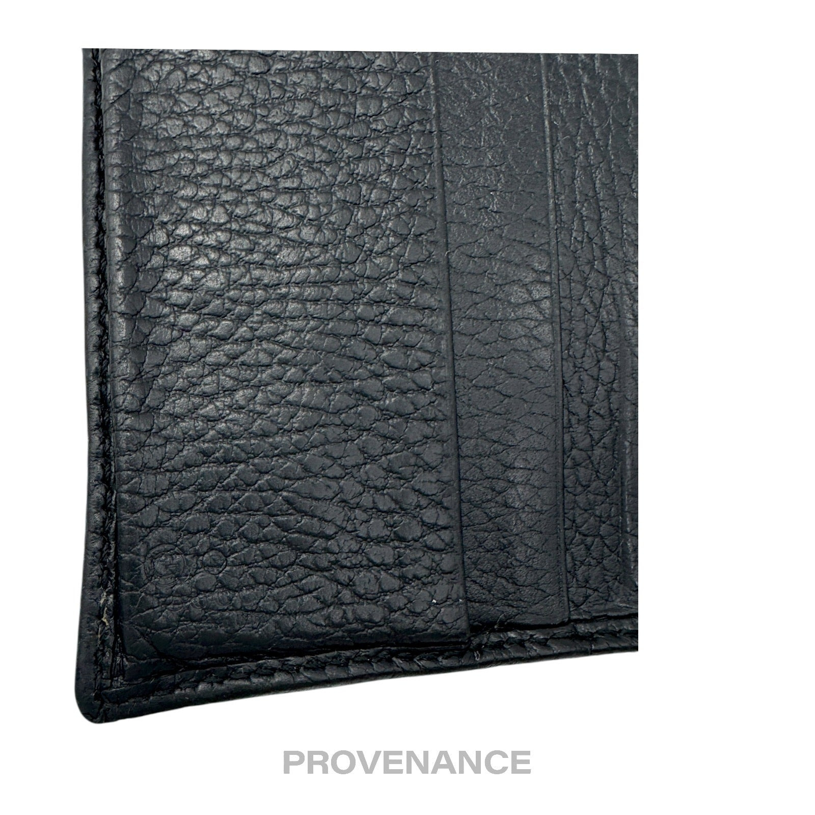 Gucci Web Bifold Wallet - GG Canvas Black Leather - 6