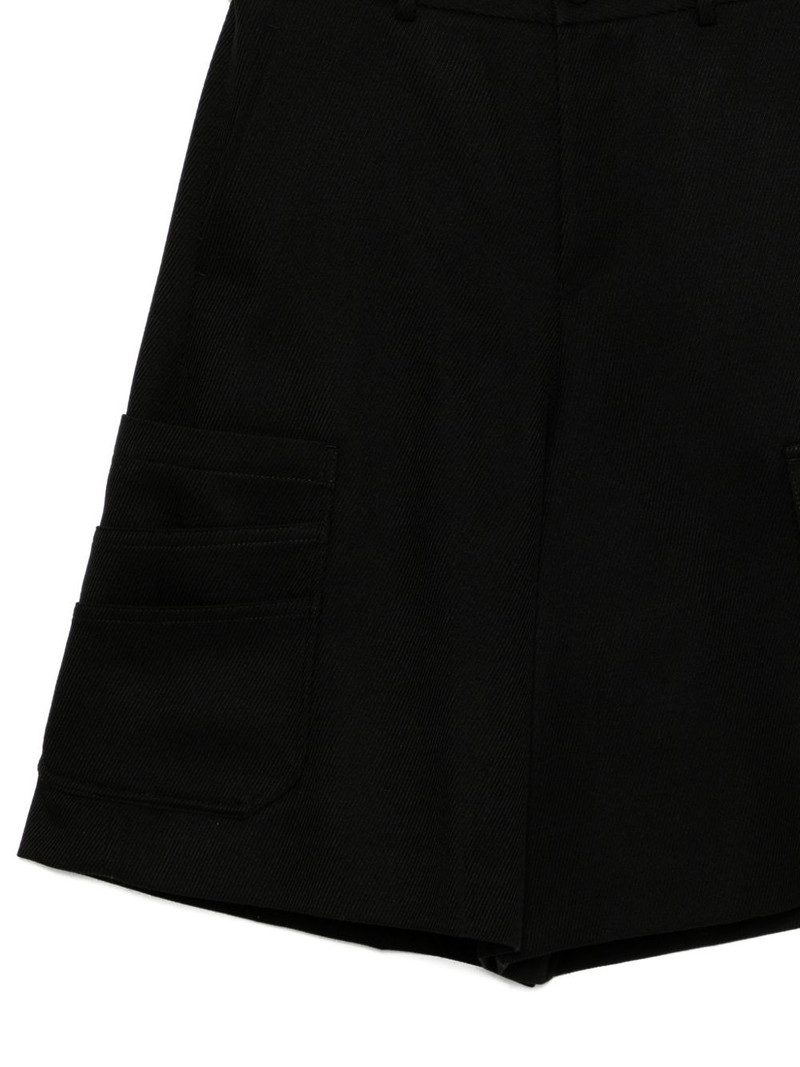 BLACK COMME des GARÇONS wool shorts outlook