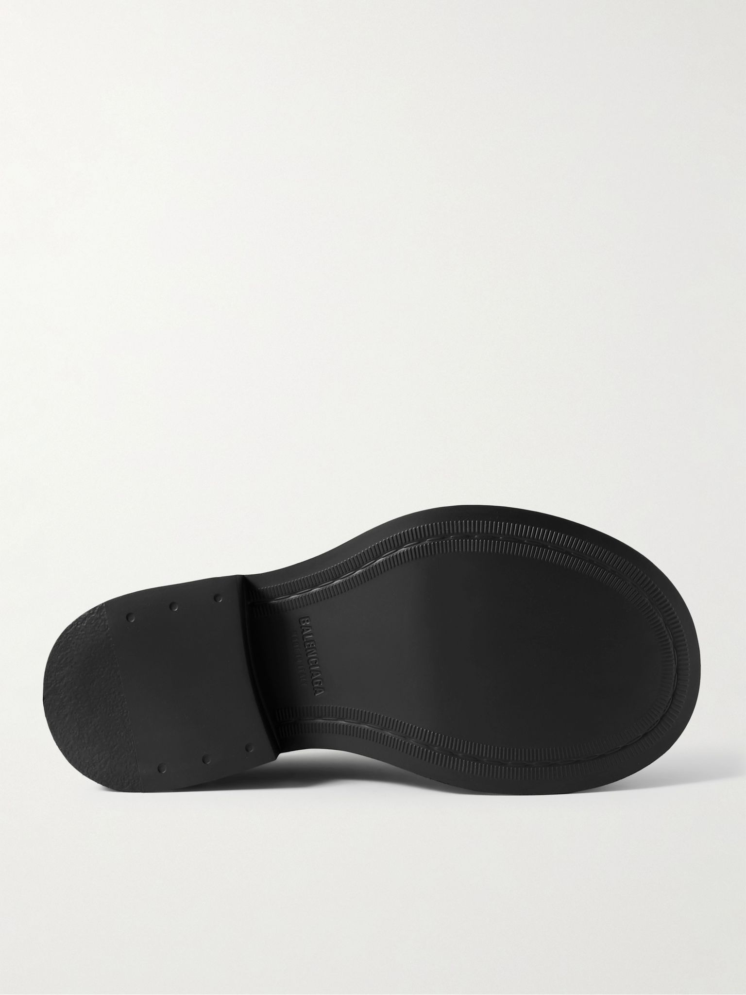 Rubber Derby Shoes Black - 7