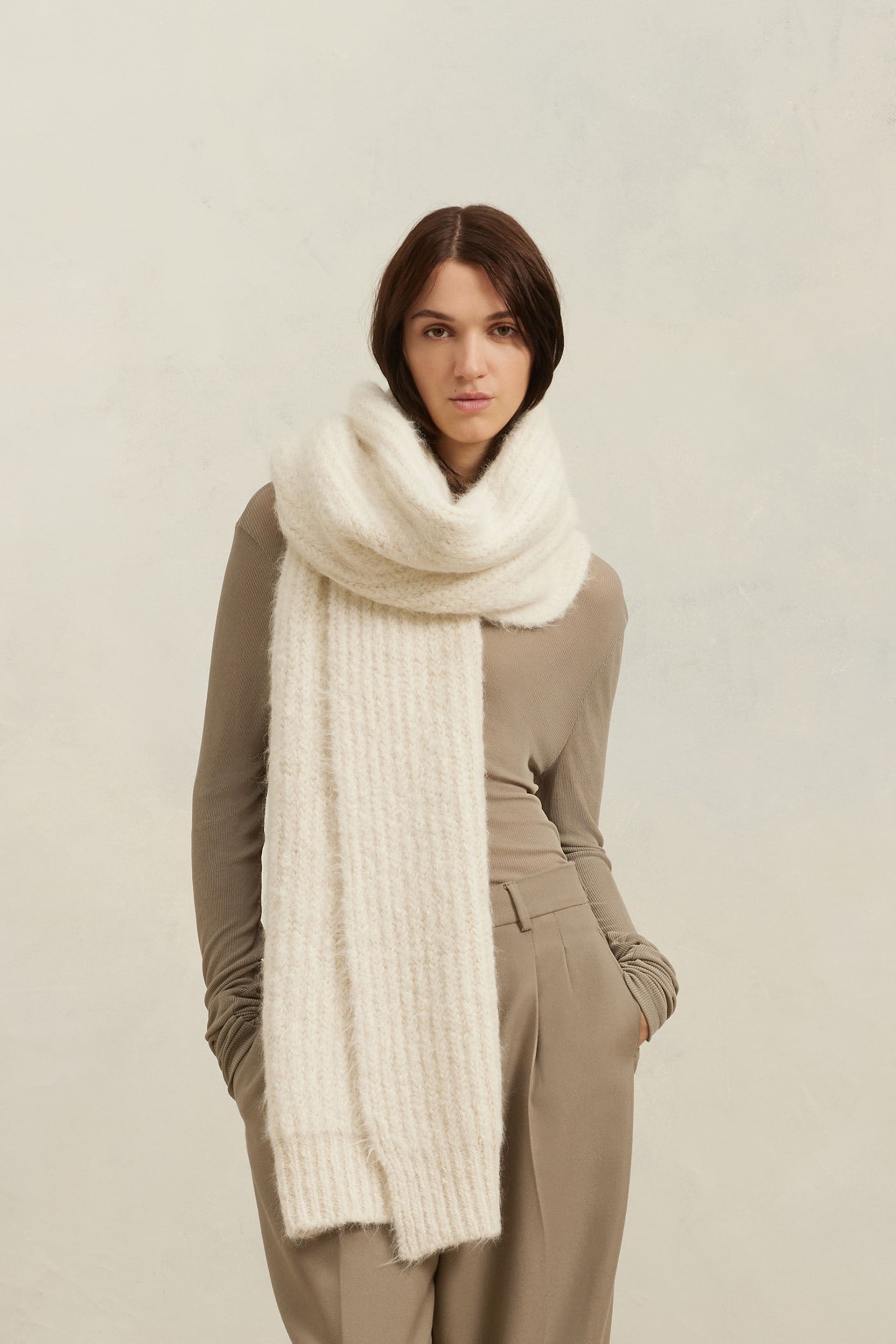 Ribbed Chunky Scarf - 5