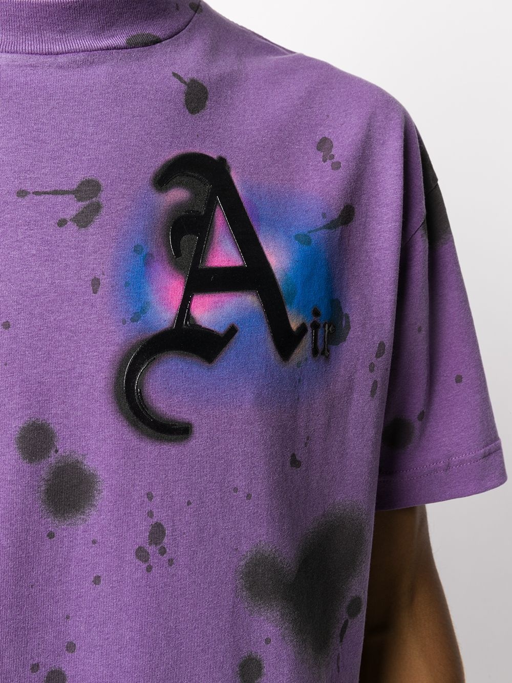 tie-dye logo print T-shirt - 5