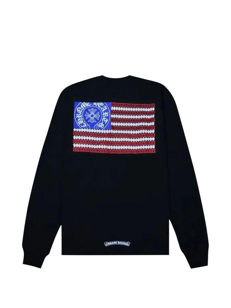 Chrome Hearts flag long-sleeved T-shirt outlook