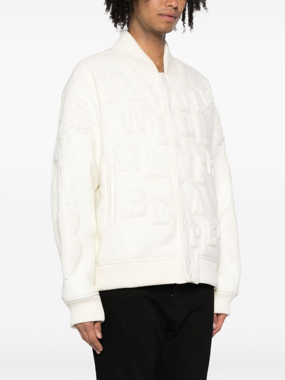x Kamilla TolnÃ¸ patches bomber jacket - 3