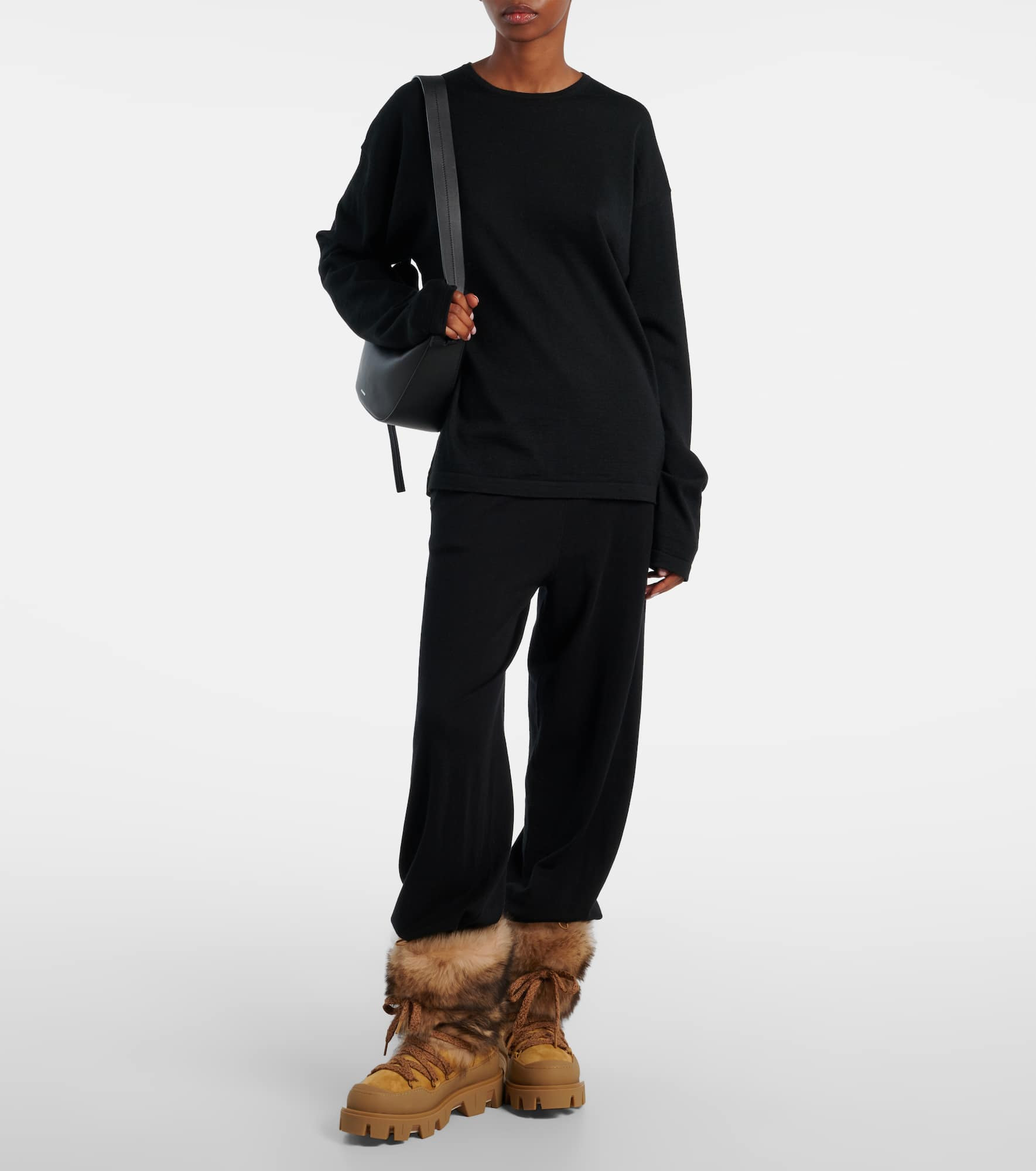 Peak Après leather lace-up boots - 3