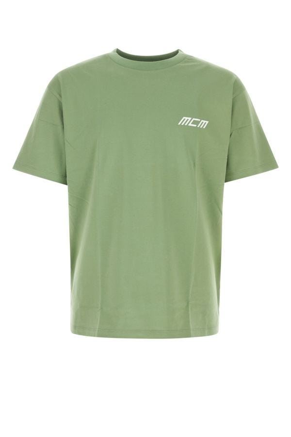Green cotton oversize t-shirt - 1