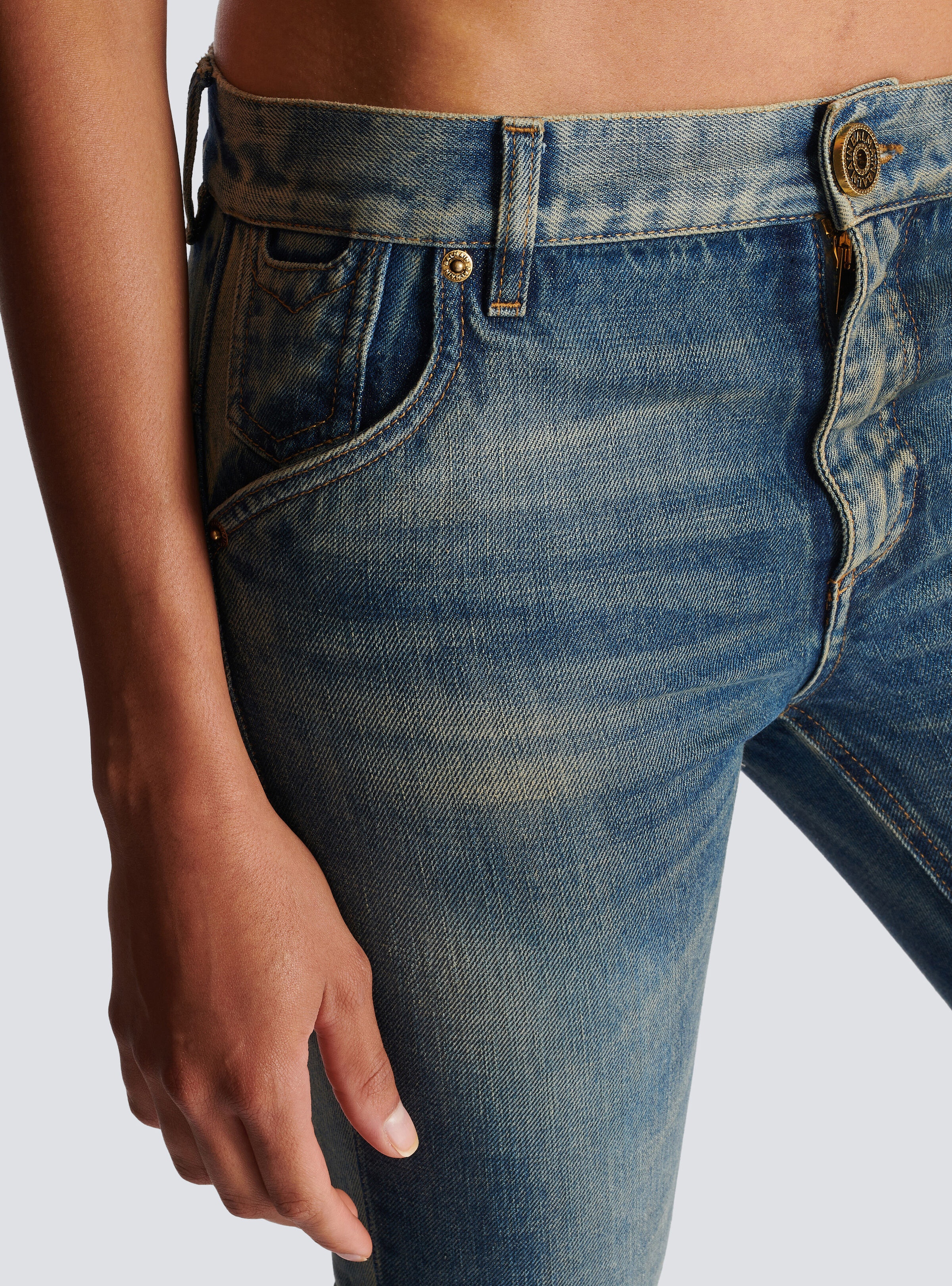 Western bootcut denim jeans - 8