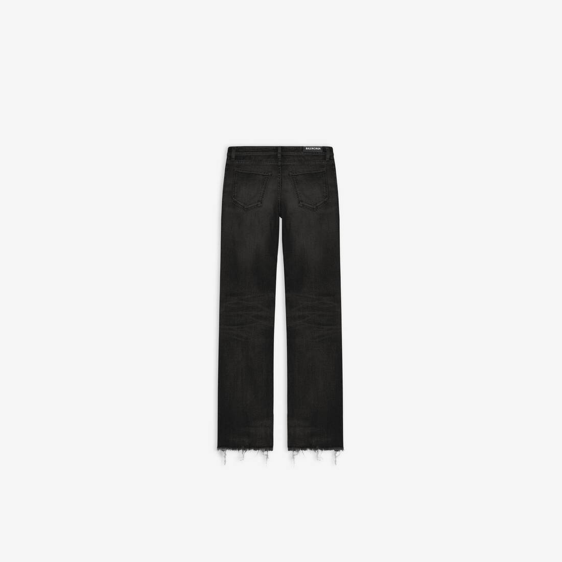 Women's Flared Cropped Pants in Dirty Dark Blue - 2
