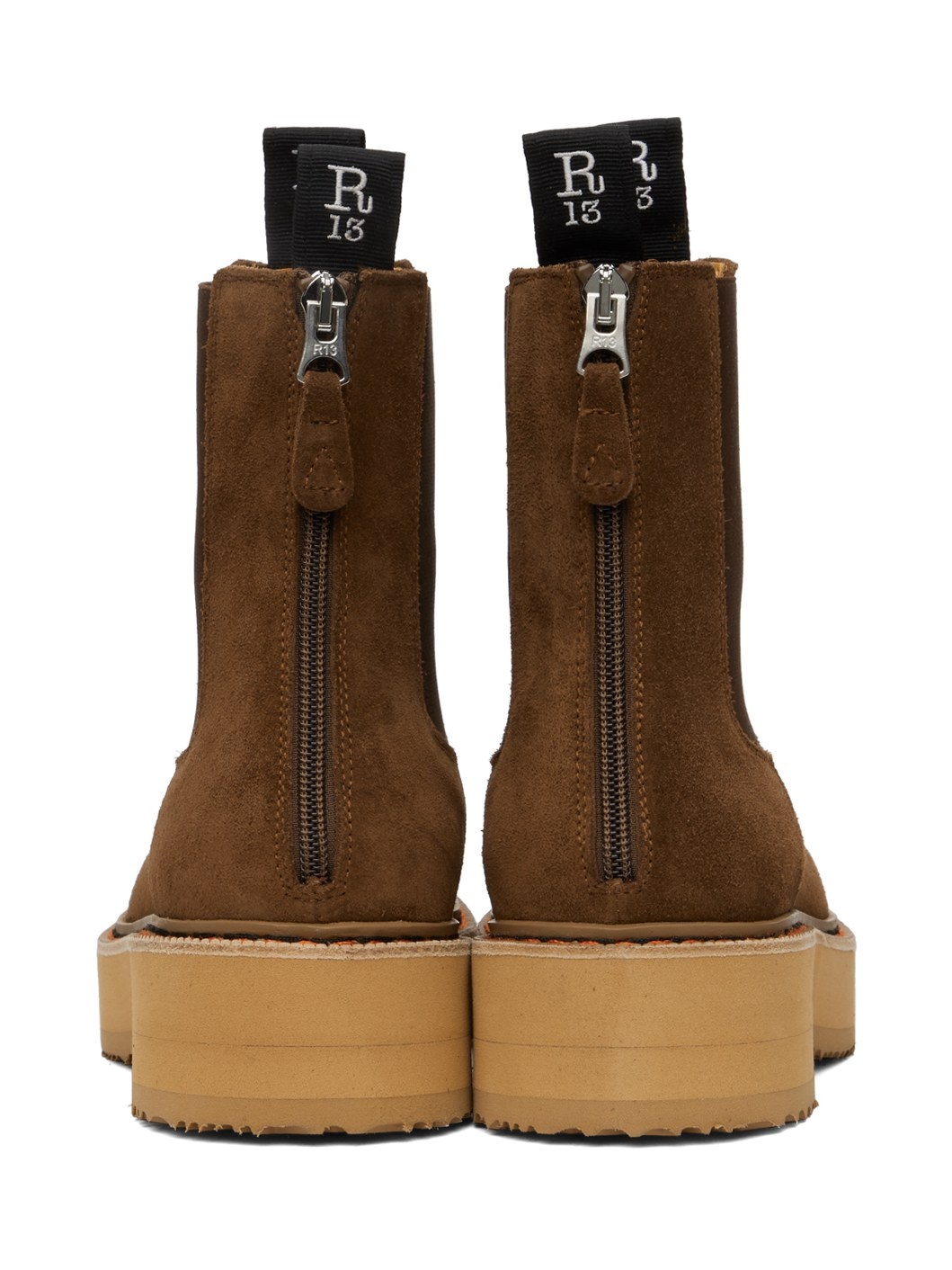 Brown Single Stack Chelsea Boots - 2