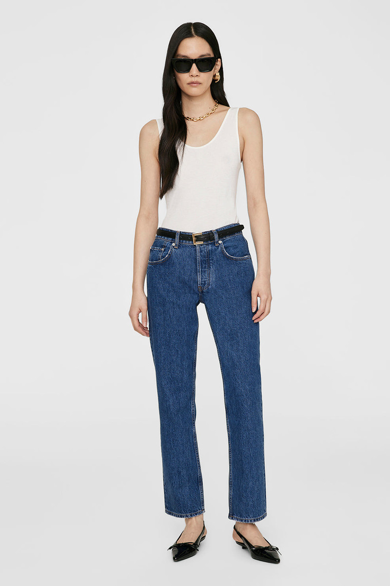 ANINE BING Ginny Bodysuit - Off White outlook
