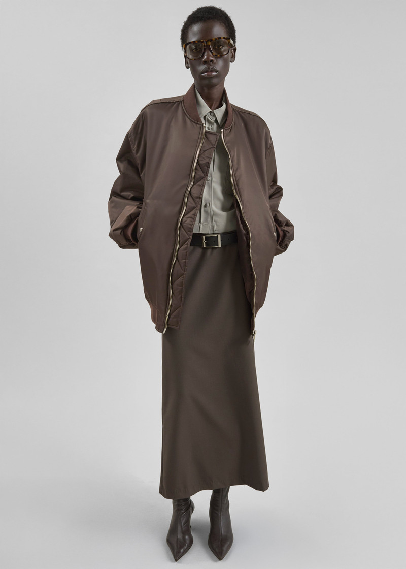 Astra Bomber Jacket - Brown 4