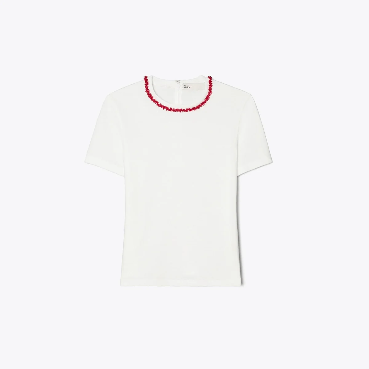 Embellished Cotton T-Shirt - 1