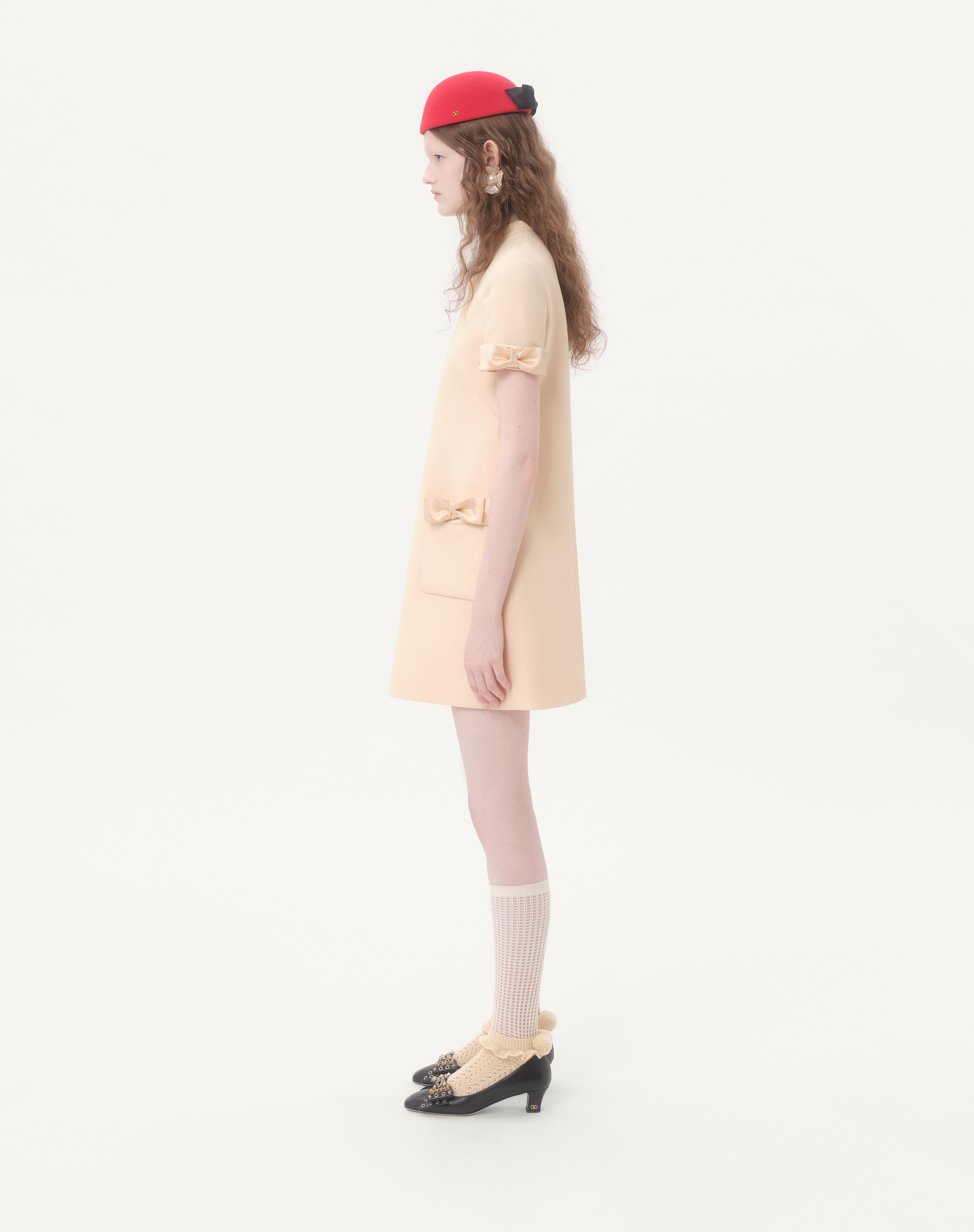 CREPE COUTURE SHORT DRESS - 5
