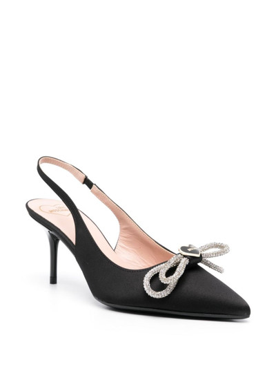 Moschino 80mm bow-detailing pumps outlook