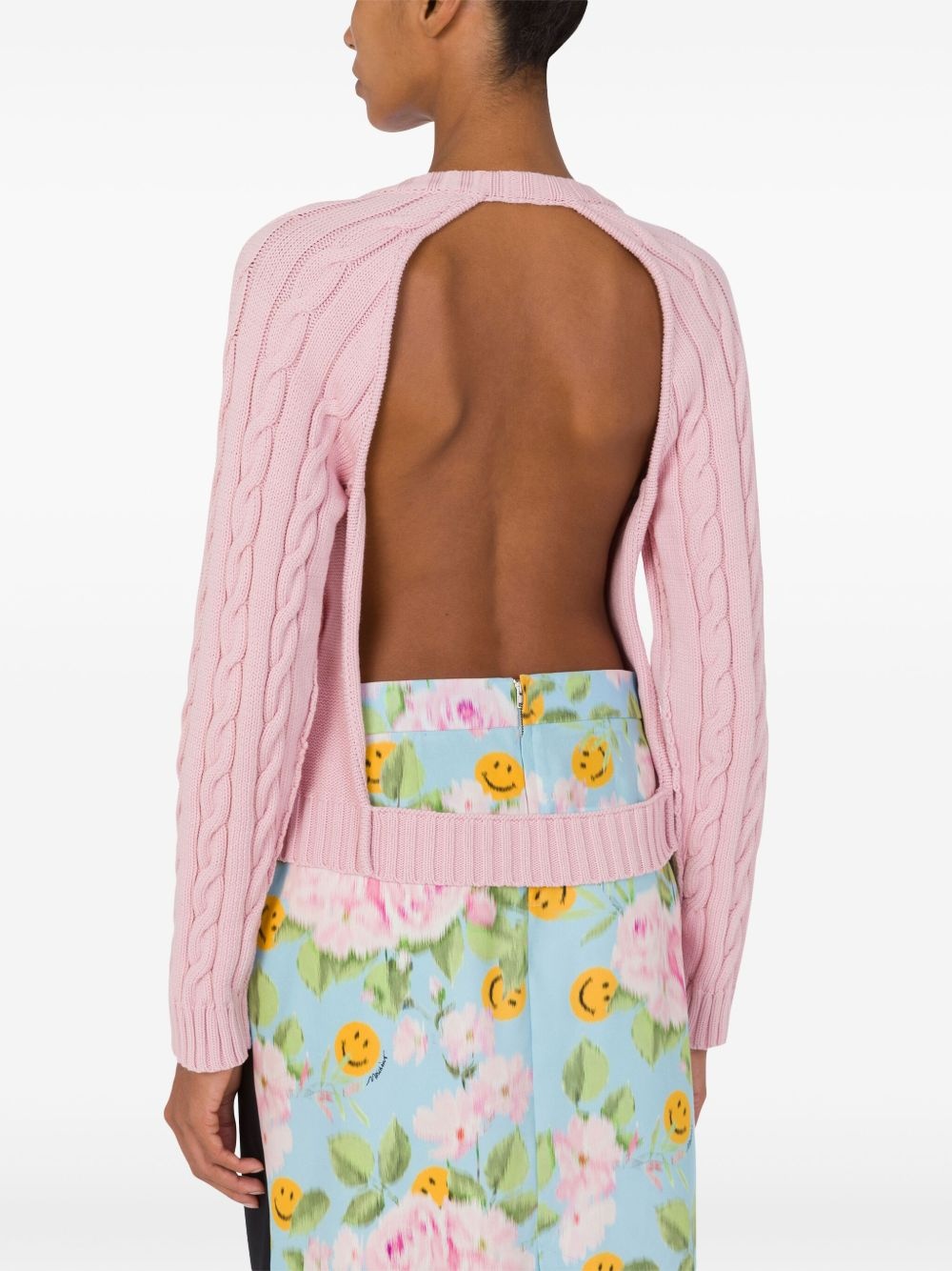 backless cardigan - 3